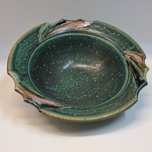Click to view detail for #240723 Bowl, Forest Green $32